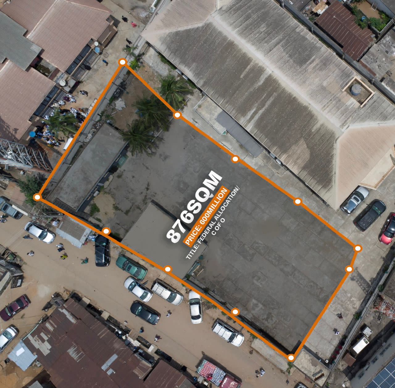 876 sqm Commercial at Lagos