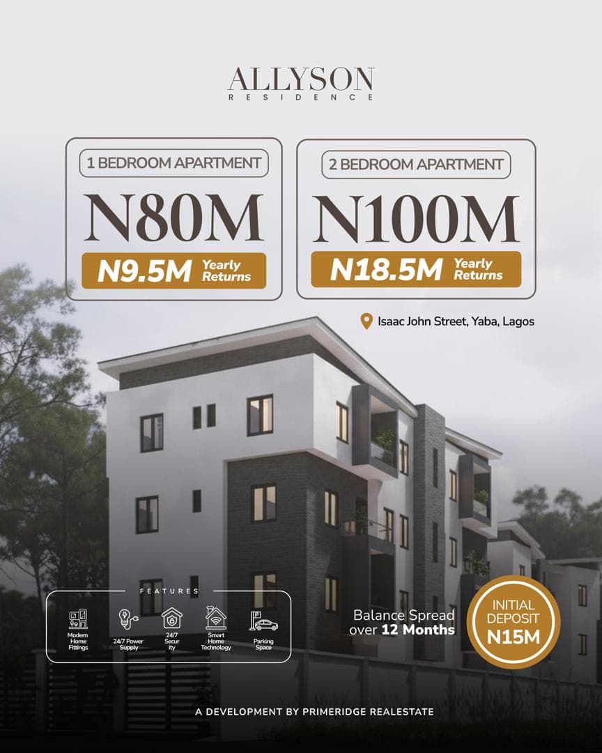 1 Bed Apartment at Yaba